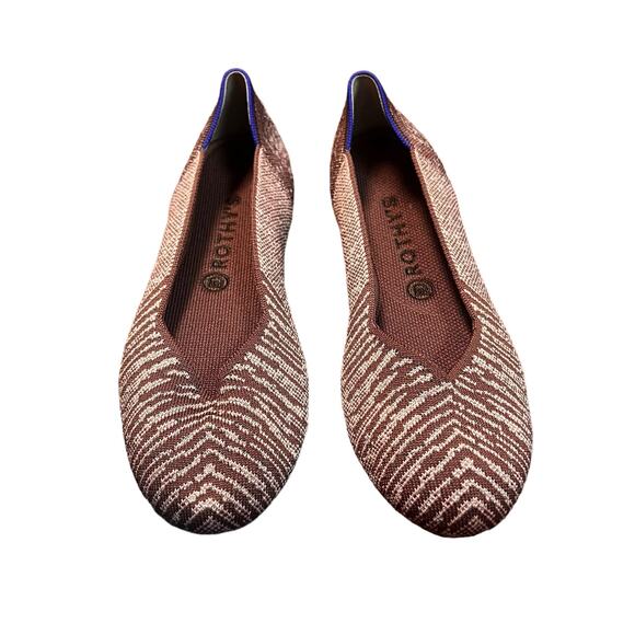 Rothy’s The Flat Desert Metallic Limited Edition Women’s Size 10 - Picture 4 of 9